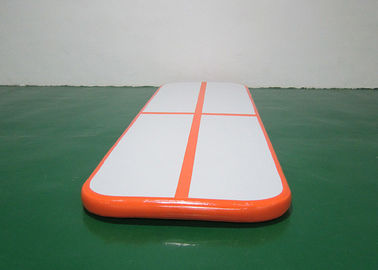 Orange Small 3m / 10ft Gymnastics Equipment Tumble Track Inflatable Air Track Set