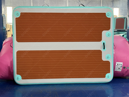 2.4×1.8x0.15m Dropstitch Inflatable Boat Jet Ski Dock Water Floating Swimming Mat Island