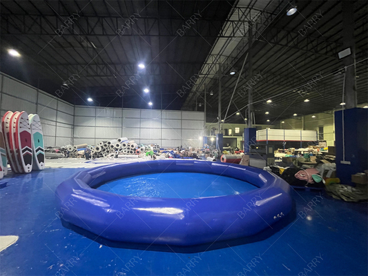 Round Small Blue Great Fun Summer Kids Inflatable Pool For Paddle Boats Water Balls