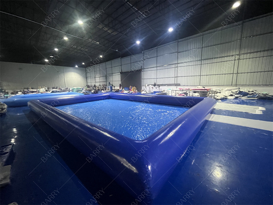 Small Blue Portable Water Pool For Kids Made Of Durable PVC Tarpaulin Perfect For Summer Fun And Water Games