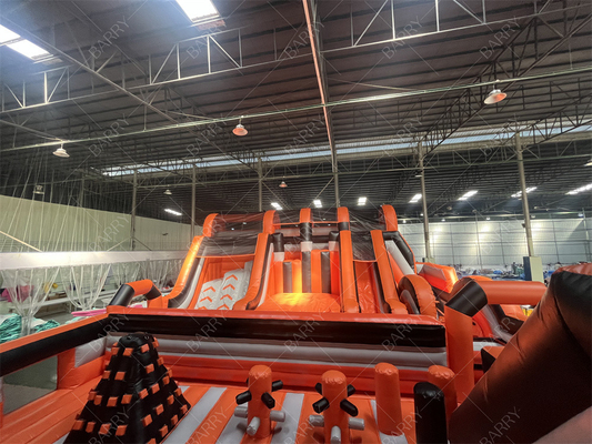 Commercial Children Indoor Playground Set Inflatable Theme Park With Sport Game