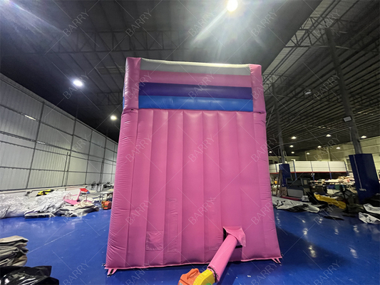 8.4x3.6x6m Custom Jumper Bouncy Kids Pink Princess Inflatable Water Slides For Party