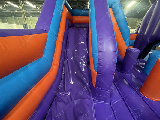 Customize Size Wholesale  Level Up Inflatable Bouncer Combo Bouncy Castle For Kids