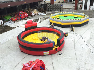 Professional Inflatable Sports Games Rodeo Bull / Inflatable Bull Riding Ring