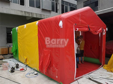 Small Custom Fireproof PVC Inflatable Shower Tent For Amusement Park