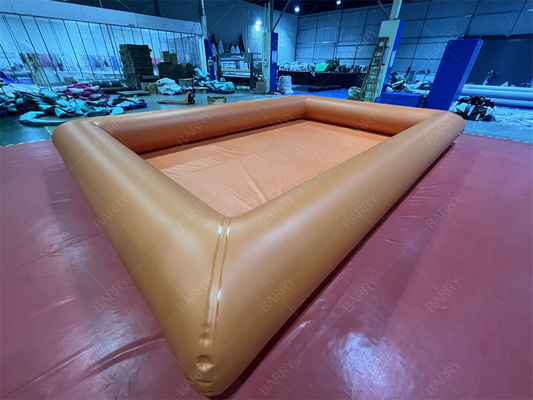 Commercial Backyard Large Airtight Water Pool Swim Pool Orange For Water Game Summer