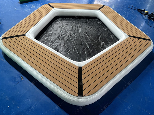 Round Inflatable Water Hammock Floating Raft 10 Classic Lounge Inflatable Hammock For Adults Kids