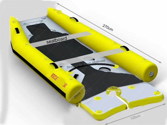 Small Kayak Inflatable PVC Power Sailing Ce Light Weight Catamaran Sailboat Hypalon Inflatable Boat Catamaran