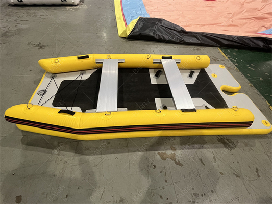 Small Kayak Inflatable PVC Power Sailing Ce Light Weight Catamaran Sailboat Hypalon Inflatable Boat Catamaran
