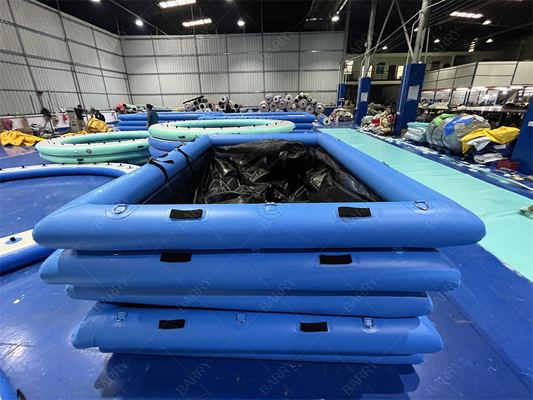 Inflatable Yacht Pool Anti Jellyfish Inflatable Floating Pool Ocean Sea Swimming Pool With Netting Enclosure For Yacht