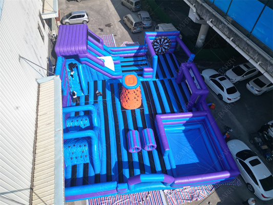Commercial Outdoor Playground Games Park Bounce House Inflatable Theme Park For Adults Kids