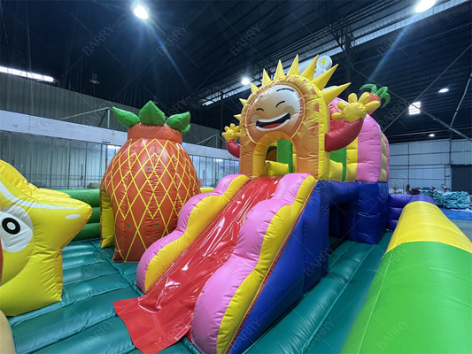 Zoo Animal Serious Bear Rabbit Small Kids Bouncy Castle Theme Park Fun City For Children