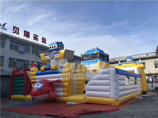 Super Wings Bounce Playground Theme Park Cartoon Indoor Inflatable Play Area
