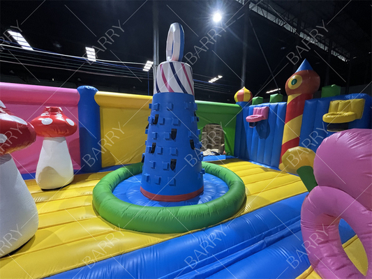 Outdoor Water Park Inflatable Water Playground Theme Park Indoor Play Area Trampoline Park