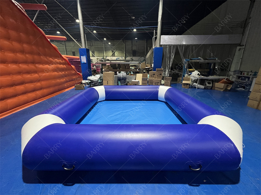 Easy Setup Kids Inflatable Swimming Pool Great Fun For Bumper Boats Water Balls