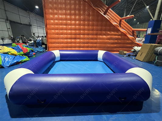 Easy Setup Kids Inflatable Swimming Pool Great Fun For Bumper Boats Water Balls
