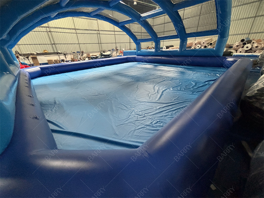 Waterproof Inflatable Pool Cover PVC Dome Roof Tent For Backyard Party Events