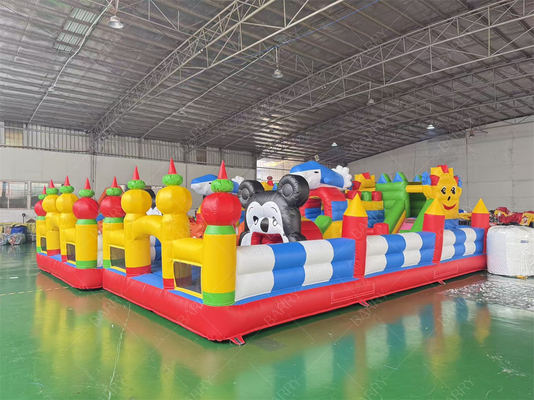 Custom Inflatable Theme Park for Commercial Playgrounds EN71 Certified