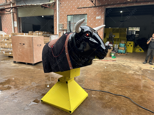 Inflatable Mechanical Bull Ride for Adults - Red Rodeo Simulator