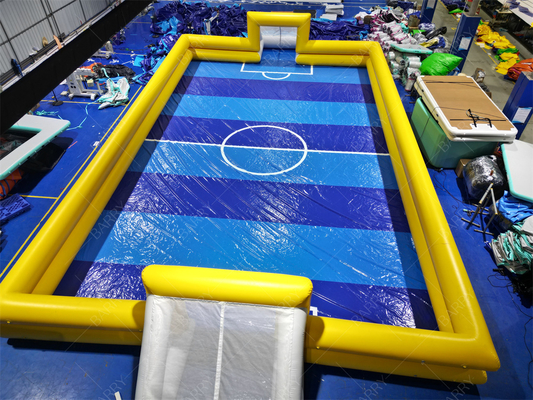 Inflatable Soccer Field 20x10m PVC Tarpaulin with Air Blower