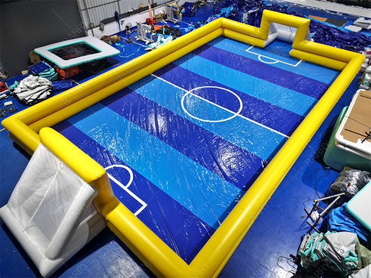 Inflatable Soccer Field 20x10m PVC Tarpaulin with Air Blower