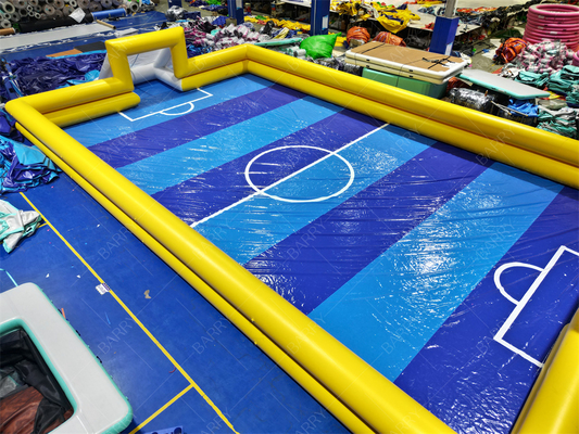 Inflatable Soccer Field 20x10m PVC Tarpaulin with Air Blower