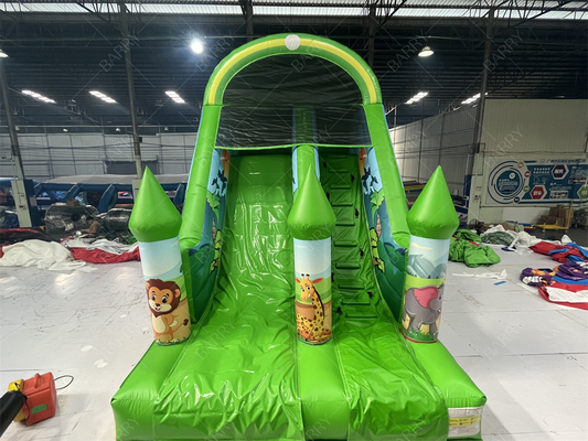 Customizable 6x4M Animal Inflatable Slide for Kids