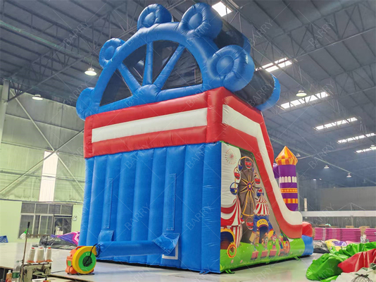 Joker Theme Ferris Wheel Inflatable Slide 6x4M Custom Color
