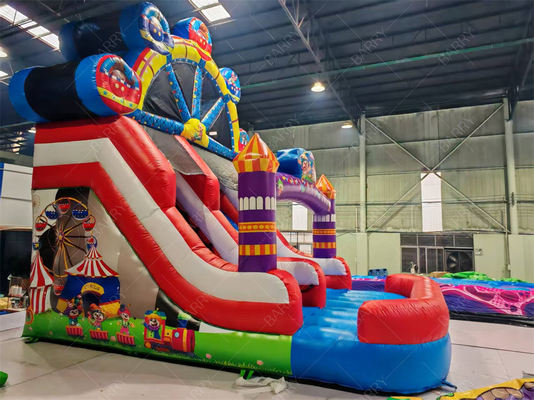 Joker Theme Ferris Wheel Inflatable Slide 6x4M Custom Color