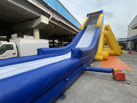 Commercial Giant Inflatable Water Slide 30x10.6m PVC for Theme Parks