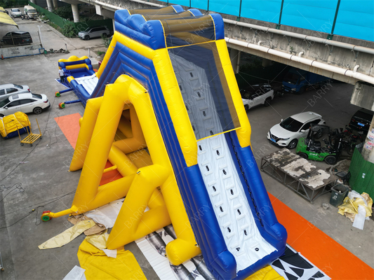 Commercial Giant Inflatable Water Slide 30x10.6m PVC for Theme Parks