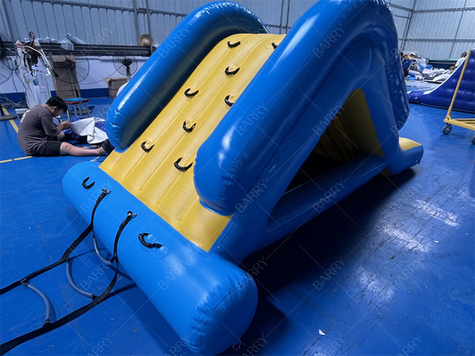Lake Inflatable Water Tower Climbing Slide, Factory Direct Selling Inflatable Floating Water Slide For Water Park