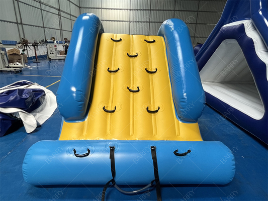 Lake Inflatable Water Tower Climbing Slide, Factory Direct Selling Inflatable Floating Water Slide For Water Park