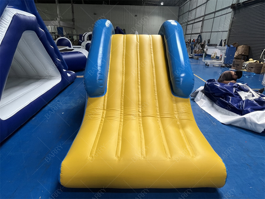 Lake Inflatable Water Tower Climbing Slide, Factory Direct Selling Inflatable Floating Water Slide For Water Park