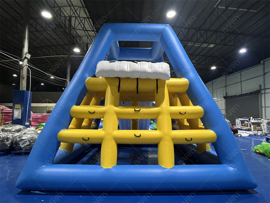 New Design Water Park Inflatable Climbing Tower Floating Water Slide For Aqua Park Inflatable Water Games For Kids And Adults