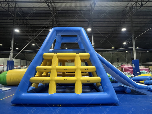 New Design Water Park Inflatable Climbing Tower Floating Water Slide For Aqua Park Inflatable Water Games For Kids And Adults