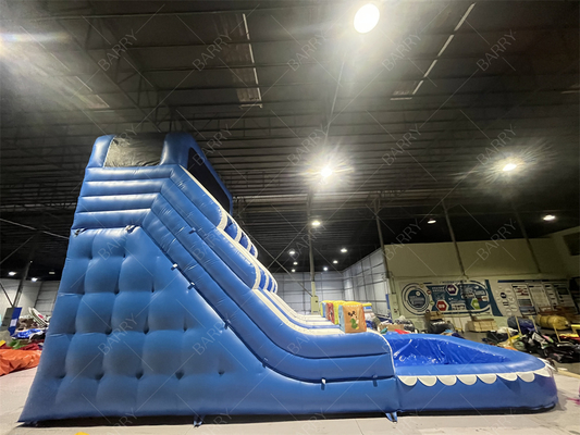 Amusement Park  Outdoor Garden Big Kid Inflatable Double Water Slides For Teenagers Backyard