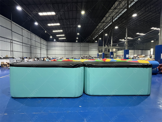 Commercial Custom Color Pvc Dwf Kids Pool With Cover Inflatable Pool Drop Stitch Fabric Swimming Water Pool
