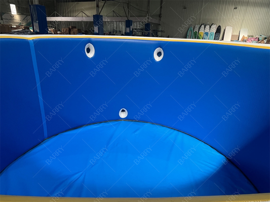 Multiple Air Technology Custom Portable Water Pool Swimming Dwf Kid Inflatable Pool Drop Stitch Fabric Dwf Kids Drop Stitch Pool