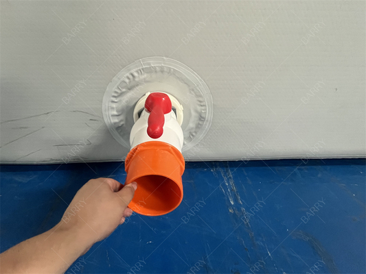 Safety Hot Drop Stitch Fabric New Material Inflatable Custom Made Grey Inflatable Pool Ball Pit For Kids