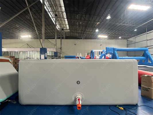 Safety Hot Drop Stitch Fabric New Material Inflatable Custom Made Grey Inflatable Pool Ball Pit For Kids