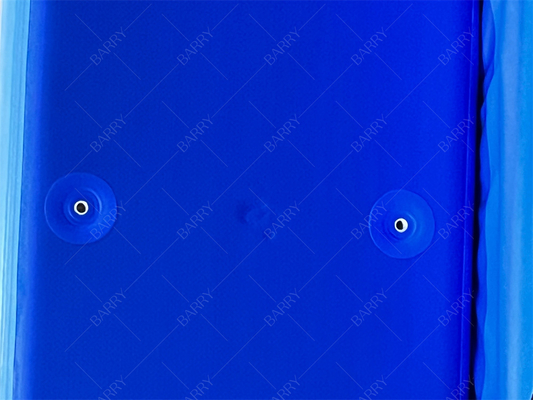 Dark Blue Ice Bath Tub Custom Pvc Drop Stitch Inflatable Pool With Cover For Kids
