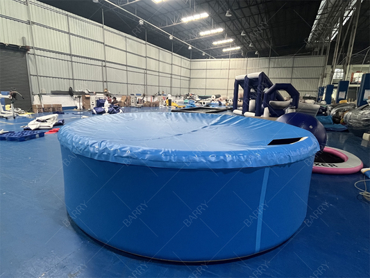 Inflatable Pool With Cover Outdoor Drop Stitch Strong And Large Size For Private And Home Use