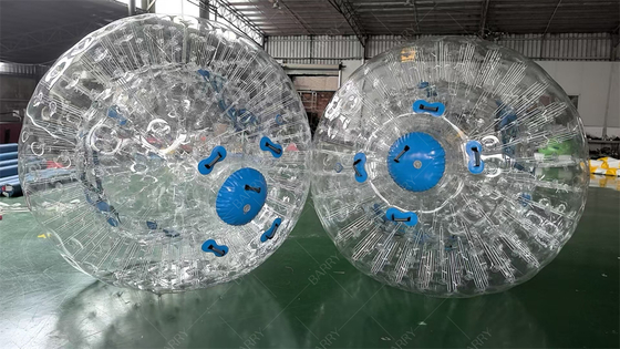 PVC TPU 2.5m Crazy Human Hamster Zorbing Rolling Ball Inflatable Zorb Ball for Kids Adults