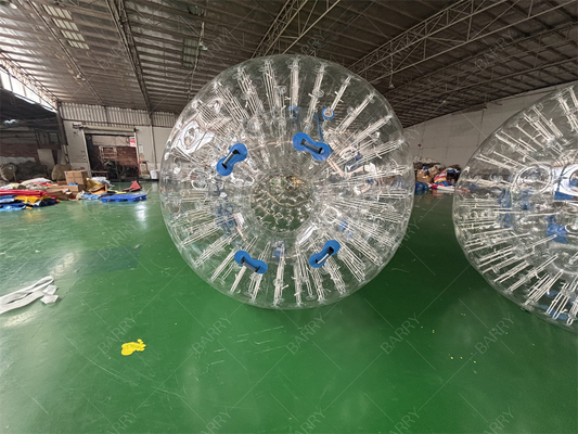 PVC TPU 2.5m Crazy Human Hamster Zorbing Rolling Ball Inflatable Zorb Ball for Kids Adults