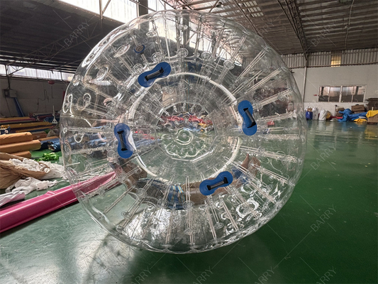 PVC TPU 2.5m Crazy Human Hamster Zorbing Rolling Ball Inflatable Zorb Ball for Kids Adults