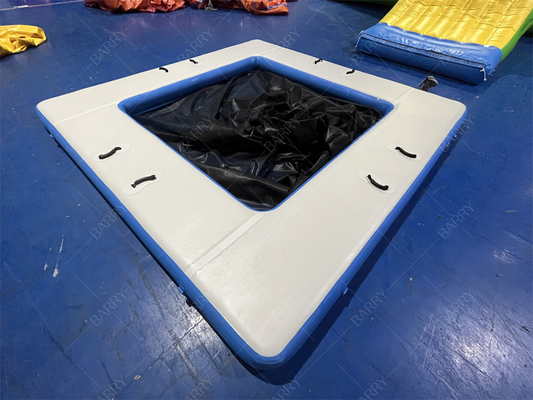 Inflatable Anti-Jellyfish Sea Yacht Pool Floating Ocean Island Tent Swimming Inflatable Sea Pool With Net