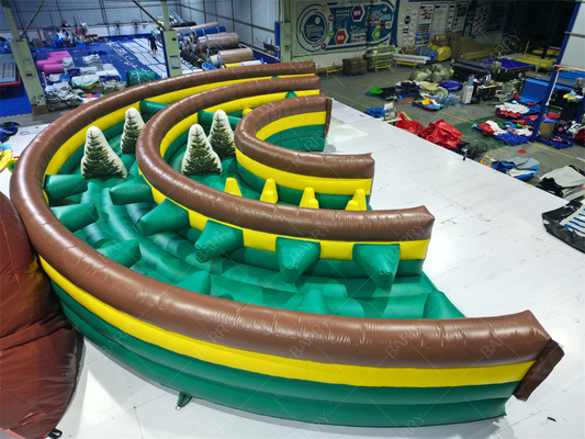 Giant Inflatable Jumping Bouncer Slide Obstacle Course Inflatable Game Obstacle Trampoline Park for Kids and Adults