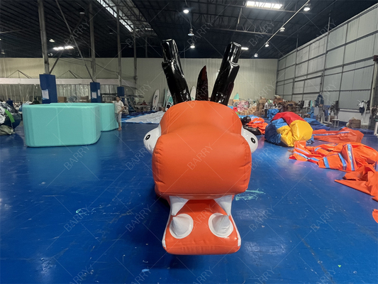 Water Toys Game Sea Dragon Shape Single Tube 12 Persons Inflatable Banana Boat Flying Boat