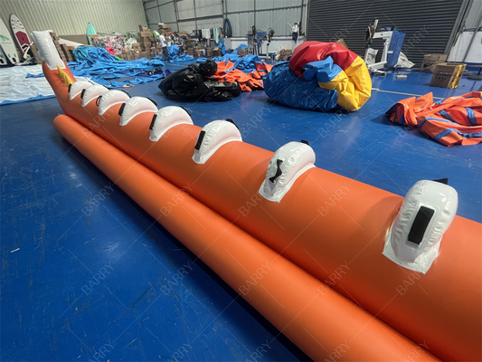 Water Toys Game Sea Dragon Shape Single Tube 12 Persons Inflatable Banana Boat Flying Boat